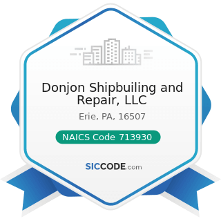 Donjon Shipbuiling and Repair, LLC - NAICS Code 713930 - Marinas