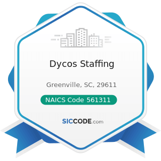 Dycos Staffing - NAICS Code 561311 - Employment Placement Agencies