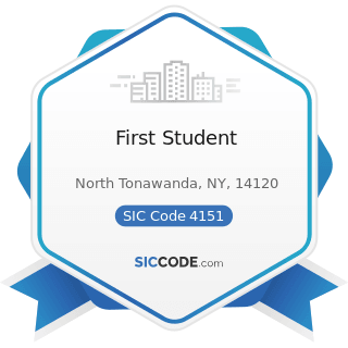 First Student - SIC Code 4151 - School Buses