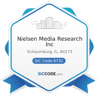 Nielsen Media Research Inc - SIC Code 8732 - Commercial Economic, Sociological, and Educational...