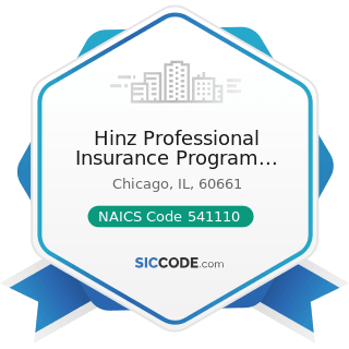 Hinz Professional Insurance Program Managers - NAICS Code 541110 - Offices of Lawyers