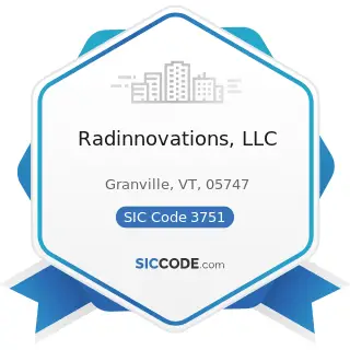 Radinnovations, LLC - SIC Code 3751 - Motorcycles, Bicycles, and Parts