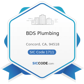 BDS Plumbing - SIC Code 1711 - Plumbing, Heating and Air-Conditioning