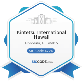 Kintetsu International Hawaii - SIC Code 4724 - Travel Agencies