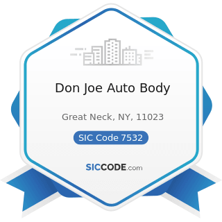 Don Joe Auto Body - SIC Code 7532 - Top, Body, and Upholstery Repair Shops and Paint Shops