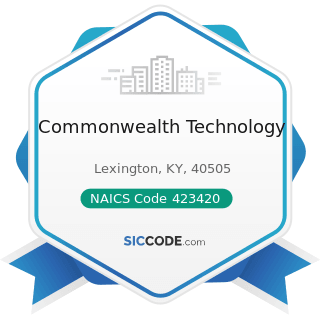 Commonwealth Technology - NAICS Code 423420 - Office Equipment Merchant Wholesalers
