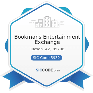 Bookmans Entertainment Exchange - SIC Code 5932 - Used Merchandise Stores