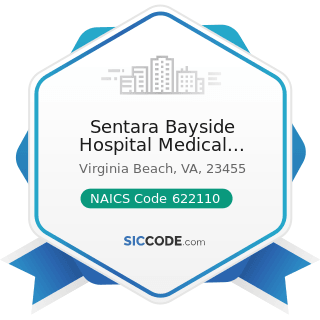 Sentara Bayside Hospital Medical Records - NAICS Code 622110 - General Medical and Surgical...