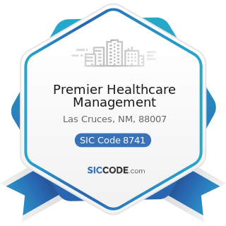 Premier Healthcare Management - SIC Code 8741 - Management Services