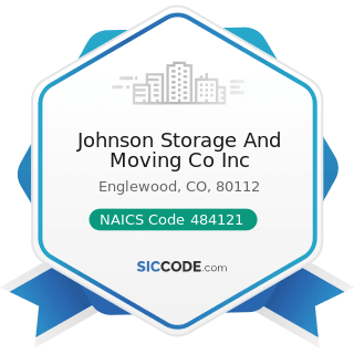 Johnson Storage And Moving Co Inc - NAICS Code 484121 - General Freight Trucking, Long-Distance,...