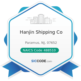 Hanjin Shipping Co - NAICS Code 488510 - Freight Transportation Arrangement