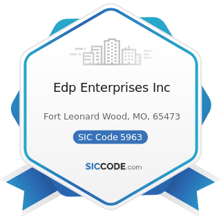 Edp Enterprises Inc - SIC Code 5963 - Direct Selling Establishments
