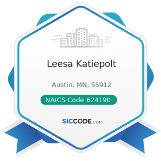 Leesa Katiepolt - NAICS Code 624190 - Other Individual and Family Services