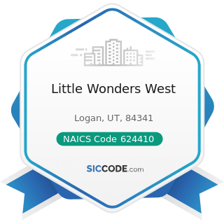 Little Wonders West - NAICS Code 624410 - Child Care Services