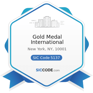 Gold Medal International - SIC Code 5137 - Women's, Children's, and Infants' Clothing and...