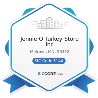 Jennie O Turkey Store Inc - SIC Code 5144 - Poultry and Poultry Products