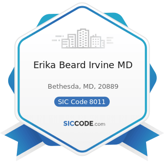 Erika Beard Irvine MD - SIC Code 8011 - Offices and Clinics of Doctors of Medicine