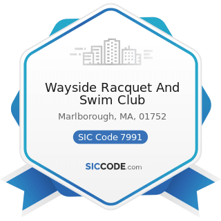 Wayside Racquet And Swim Club - SIC Code 7991 - Physical Fitness Facilities