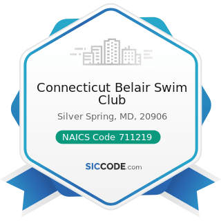 Connecticut Belair Swim Club - NAICS Code 711219 - Other Spectator Sports