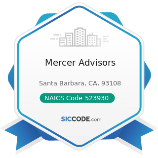 Mercer Advisors - NAICS Code 523930 - Investment Advice