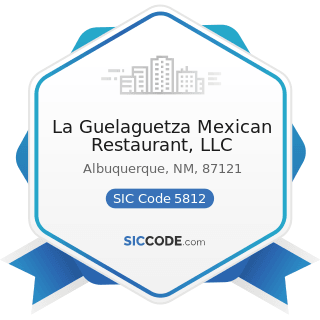 La Guelaguetza Mexican Restaurant, LLC - SIC Code 5812 - Eating Places