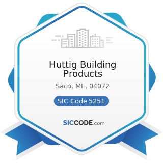 Huttig Building Products - SIC Code 5251 - Hardware Stores