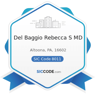 Del Baggio Rebecca S MD - SIC Code 8011 - Offices and Clinics of Doctors of Medicine