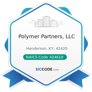Polymer Partners, LLC - NAICS Code 424610 - Plastics Materials and Basic Forms and Shapes...