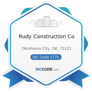 Rudy Construction Co - SIC Code 1771 - Concrete Work