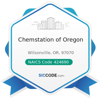 Chemstation of Oregon - NAICS Code 424690 - Other Chemical and Allied Products Merchant...