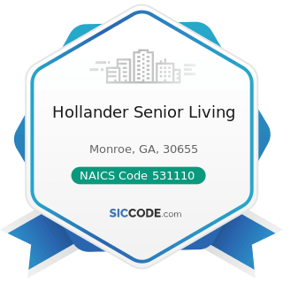 Hollander Senior Living - NAICS Code 531110 - Lessors of Residential Buildings and Dwellings