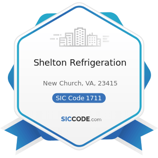 Shelton Refrigeration - SIC Code 1711 - Plumbing, Heating and Air-Conditioning