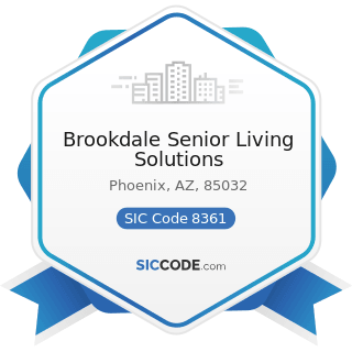 Brookdale Senior Living Solutions - SIC Code 8361 - Residential Care