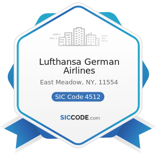 Lufthansa German Airlines - SIC Code 4512 - Air Transportation, Scheduled