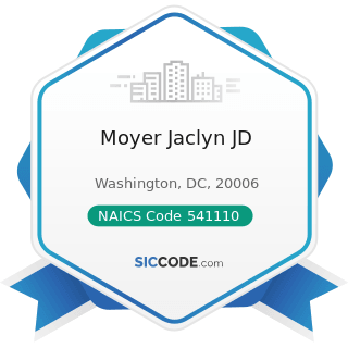 Moyer Jaclyn JD - NAICS Code 541110 - Offices of Lawyers