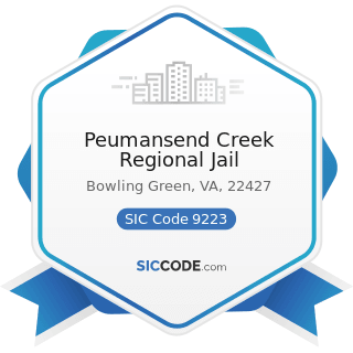 Peumansend Creek Regional Jail - SIC Code 9223 - Correctional Institutions
