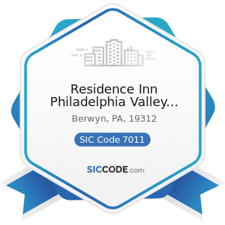Residence Inn Philadelphia Valley Forge - SIC Code 7011 - Hotels and Motels