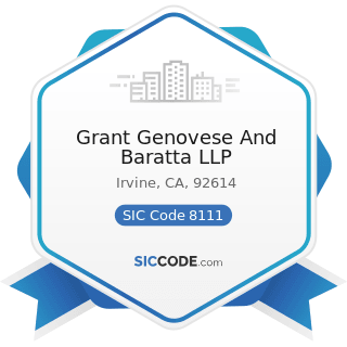 Grant Genovese And Baratta LLP - SIC Code 8111 - Legal Services