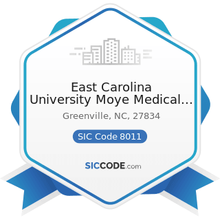 East Carolina University Moye Medical Center - SIC Code 8011 - Offices and Clinics of Doctors of...