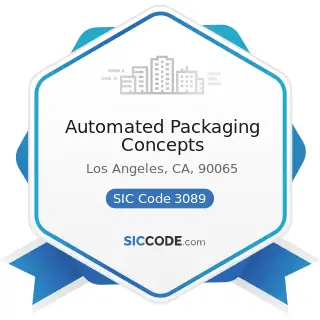 Automated Packaging Concepts - SIC Code 3089 - Plastics Products, Not Elsewhere Classified