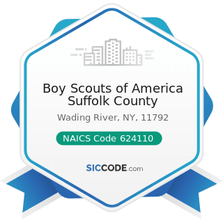 Boy Scouts of America Suffolk County - NAICS Code 624110 - Child and Youth Services