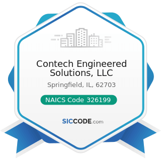 Contech Engineered Solutions, LLC - NAICS Code 326199 - All Other Plastics Product Manufacturing