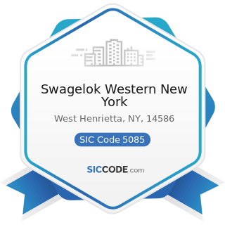 Swagelok Western New York - SIC Code 5085 - Industrial Supplies