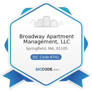 Broadway Apartment Management, LLC - SIC Code 8741 - Management Services