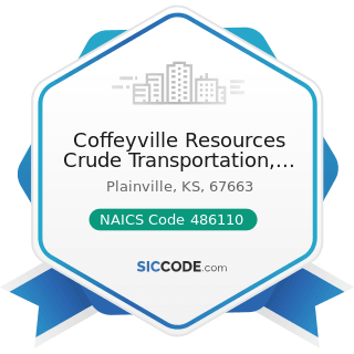 Coffeyville Resources Crude Transportation, LLC - NAICS Code 486110 - Pipeline Transportation of...