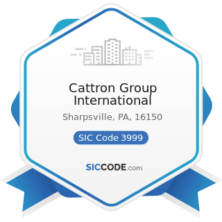 Cattron Group International - SIC Code 3999 - Manufacturing Industries, Not Elsewhere Classified