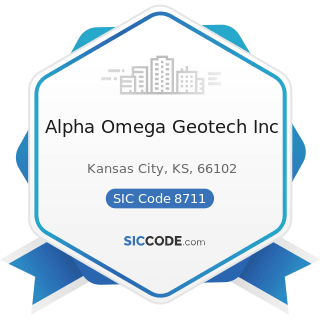 Alpha Omega Geotech Inc - SIC Code 8711 - Engineering Services
