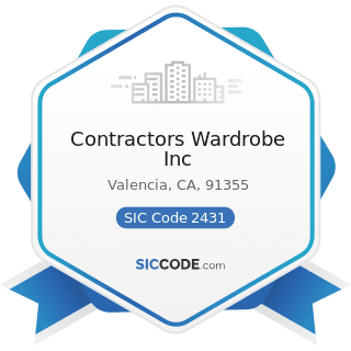 Contractors Wardrobe Inc - SIC Code 2431 - Millwork