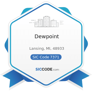 Dewpoint - SIC Code 7371 - Computer Programming Services