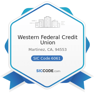 Western Federal Credit Union - SIC Code 6061 - Credit Unions, Federally Chartered